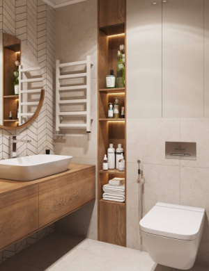 Шкаф и тумба в ванную "Тайбэй"