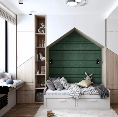 Шкаф и рабочие зоны в детскую "Марракеш"